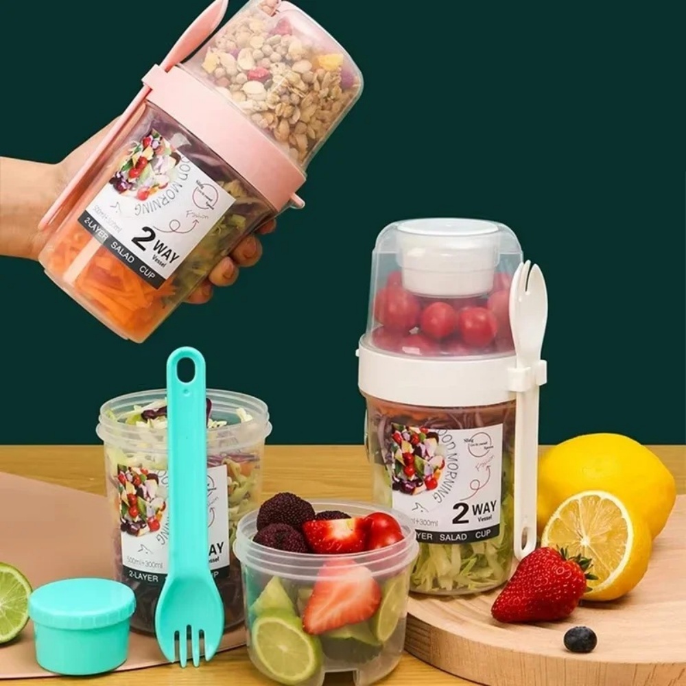 Baby Food Warmer - Taşınabilir Salata Kabı Kahvaltı Kabı Yiyecek