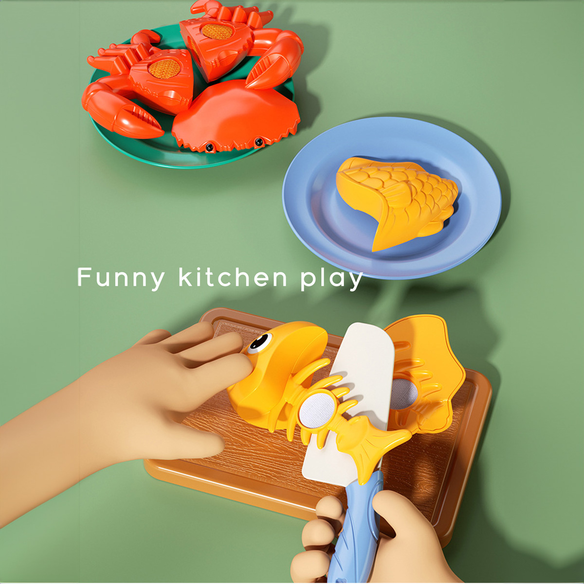 Kesme oyun oyuncak yiyecekler  - Baby Food Vegetables incelemesi ve fiyatı